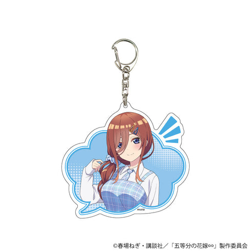 『五等分の花嫁∽』デカアクリルキーホルダー13/三玖 アメリカンポップver.(描き下ろしイラスト)